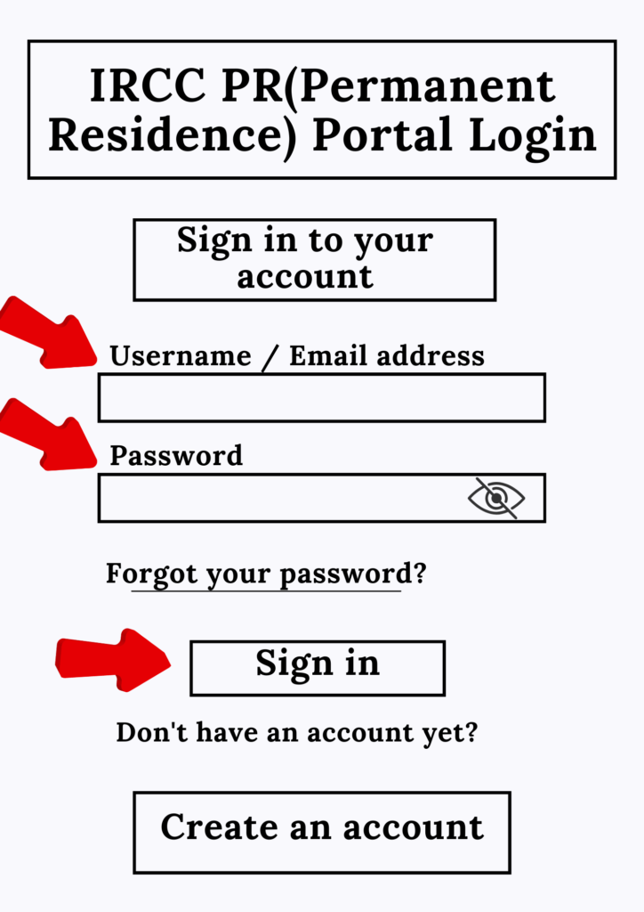 IRCC PR(Permanent Residence) Portal Login